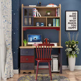 HB Rooms Vintage Autumn Study Desk with Unit